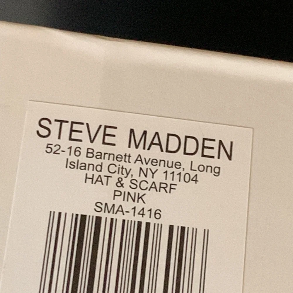 Steve Madden Fringe Scarf and Beanie Set